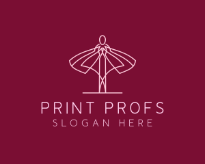 Skirt Ballet Dancer  logo design