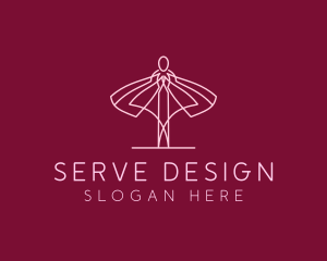 Skirt Ballet Dancer  logo design