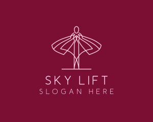 Skirt Ballet Dancer  logo design