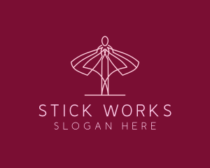 Skirt Ballet Dancer  logo design