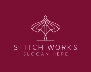 Skirt Ballet Dancer  logo design