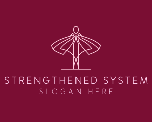 Skirt Ballet Dancer  logo design