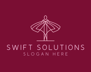 Skirt Ballet Dancer  logo design