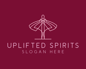 Skirt Ballet Dancer  logo design