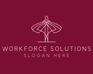 Skirt Ballet Dancer  logo design