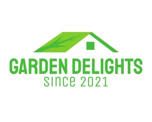 Eco Friendly House Roof logo design