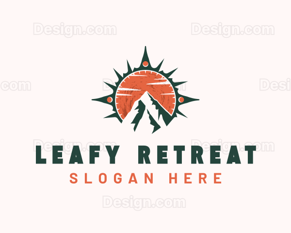 Mountain Hiking Navigation Logo