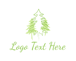 Three Green Pines logo
