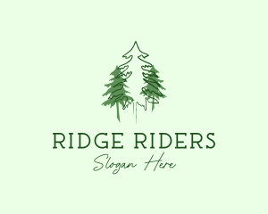 Pine Tree Forest logo design