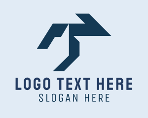 Real Estate - Modern Tech Letter T logo design