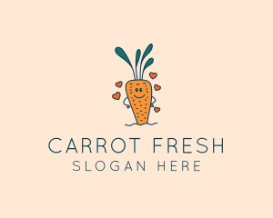 Carrot Vegetable Heart logo