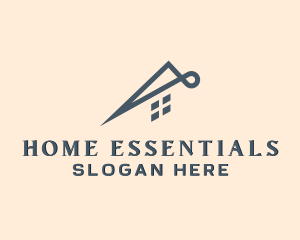 Home Roofing Builder logo design