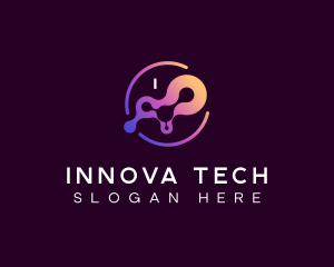 Tech Software Data logo design