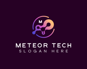 Tech Software Data logo design