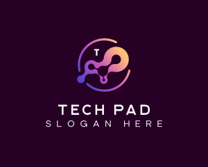 Tech Software Data logo design