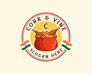 India Biryani Chicken Logo