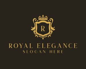 Regal Elegant Shield logo design