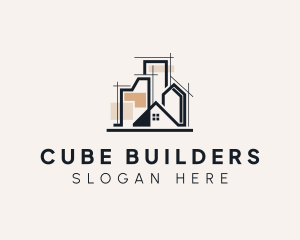 House Building Structure logo design