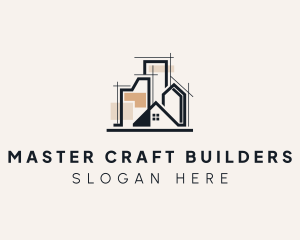 House Building Structure logo design