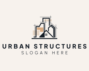 House Building Structure logo design