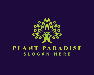 People Tree Plant logo design