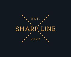 Dashed Line Business logo design