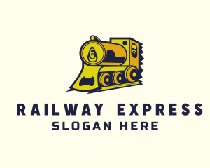 Soda Can Train Express logo design