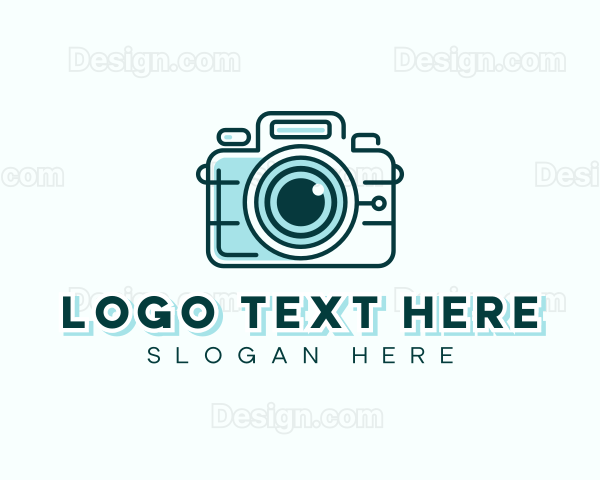 Photographic Camera Lens Logo