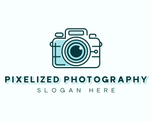 Photographic Camera Lens logo design