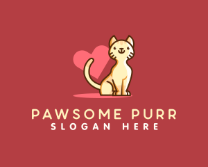 Cat Feline Pet logo