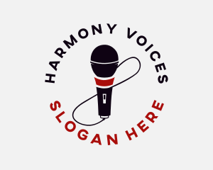 Singing Red Microphone logo