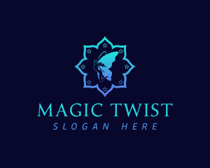 Magical Fairy Wings logo design