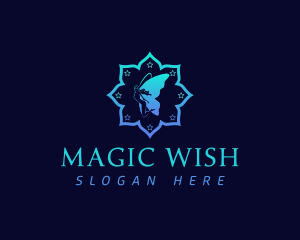 Magical Fairy Wings logo design