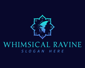 Magical Fairy Wings logo design