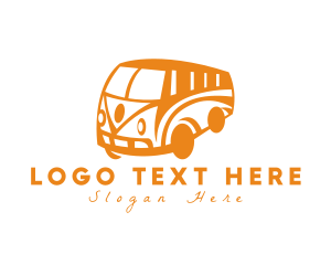 Old Retro Van Transportation Logo