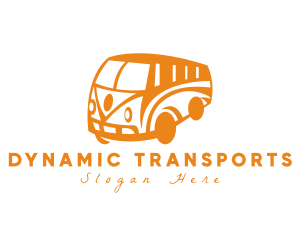 Old Retro Van Transportation logo design