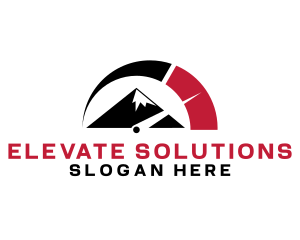 Gauge Outdoor Mountain  logo design