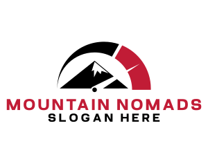 Gauge Outdoor Mountain  logo design