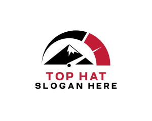 Gauge Outdoor Mountain  logo design