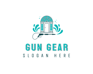 Pressure Washer Spray Gun logo design