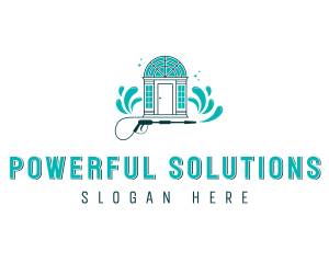 Pressure Washer Spray Gun logo design