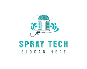 Pressure Washer Spray Gun logo design