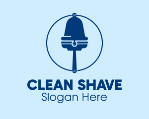 Squeegee Cleaning Bell  logo design