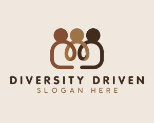 Human Diversity Social logo design