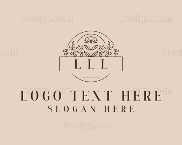 Botanical Garden Wedding Logo