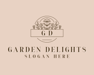 Botanical Garden Wedding logo design