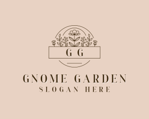 Botanical Garden Wedding logo design