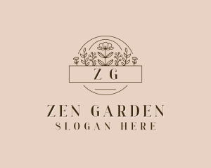 Botanical Garden Wedding logo design