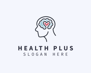 Mental Health Brain Therapy logo design