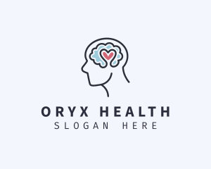 Mental Health Brain Therapy logo design